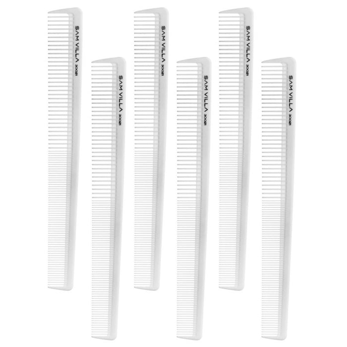 Artist Series Detail Comb - Ivory (6-Pack) Sam Villa