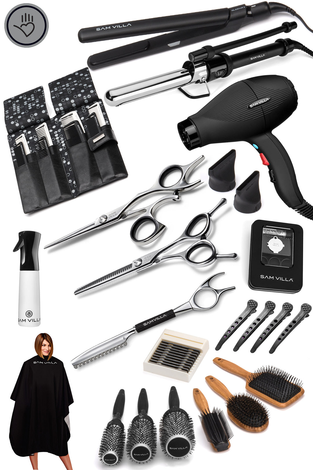 Deluxe Academy Kit - Pro Dryer - Right Handed #61555PD Sam Villa