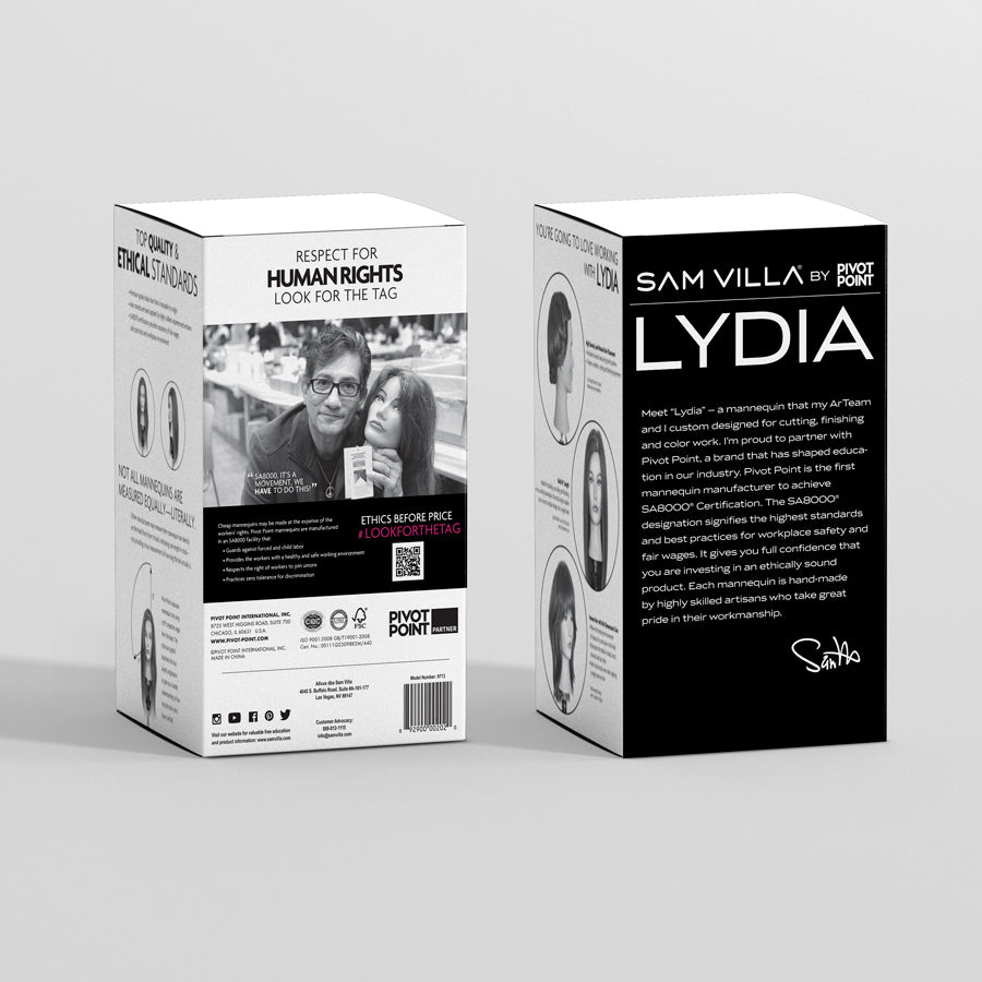 Mannequin Head with Hair - LYDIA Sam Villa